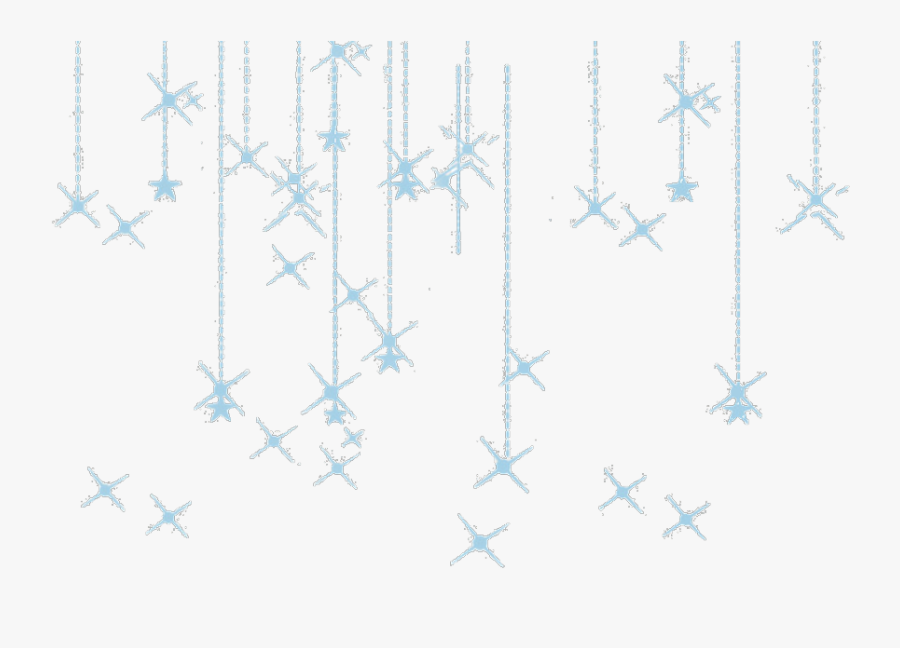 Sparkles Stars Decoration Hanging - Transparent Hanging Stars Png, Transparent Clipart