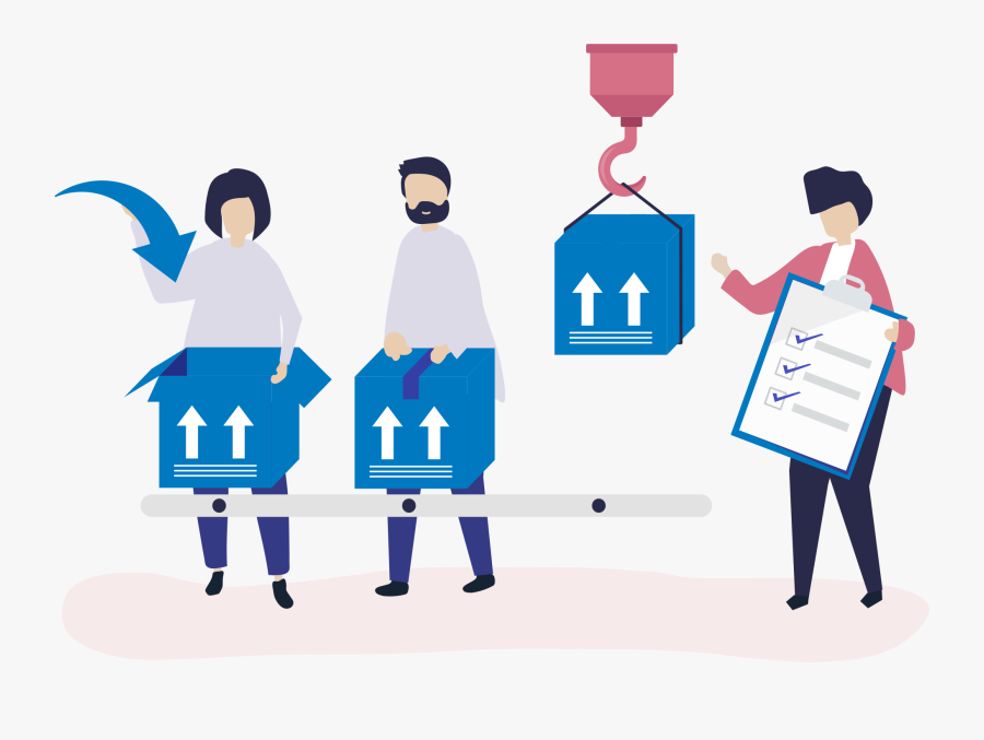 Embalaje De Mercaderia Animado, Transparent Clipart