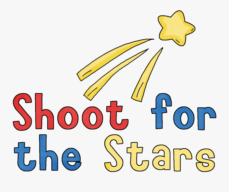 Show And Tell Clip Art - Shoot For The Stars Clip Art, Transparent Clipart
