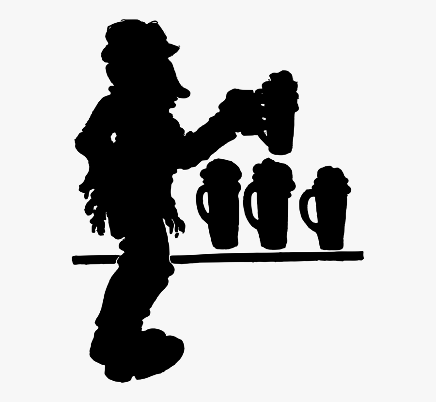 Beer Silhouette Drink Shadow Cartoon Drinks Shadow Png , Free