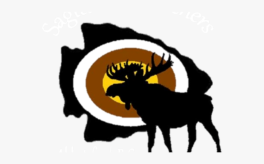 Turkey Shoot Cliparts - Moose Silhouette, Transparent Clipart