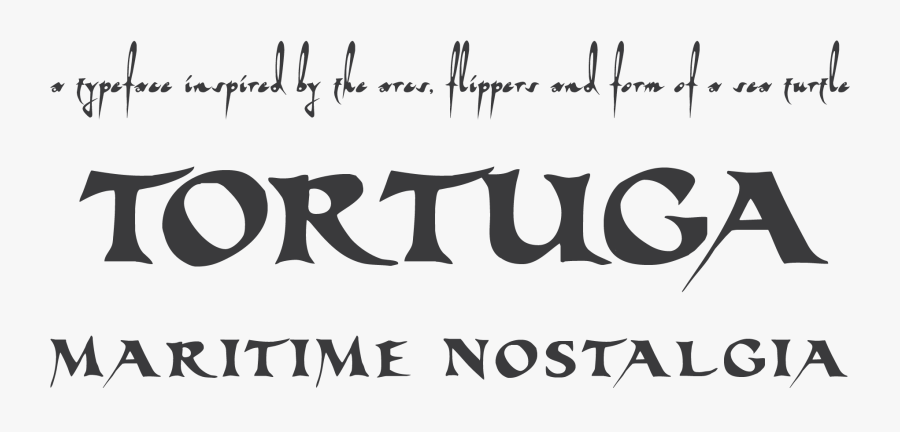 Clip Art Tortuga Chank Fonts - Calligraphy, Transparent Clipart