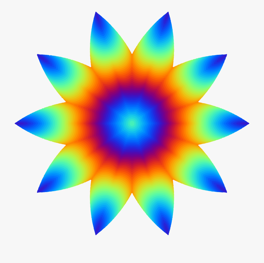 Flower Big Image Png - Colourful Flower Clip Art, Transparent Clipart