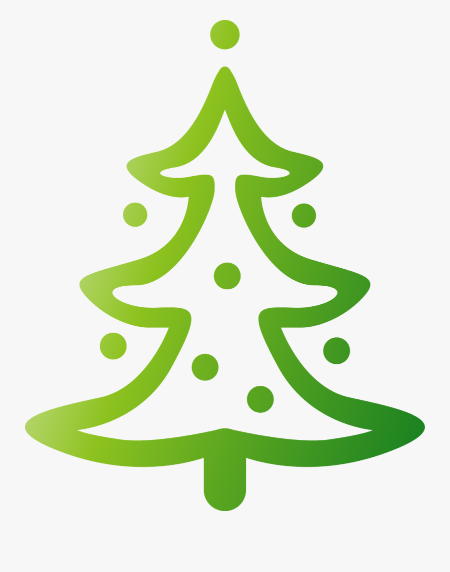 Christmas Tree Cartoon Clip Art - New Year Tree Vector, Transparent Clipart