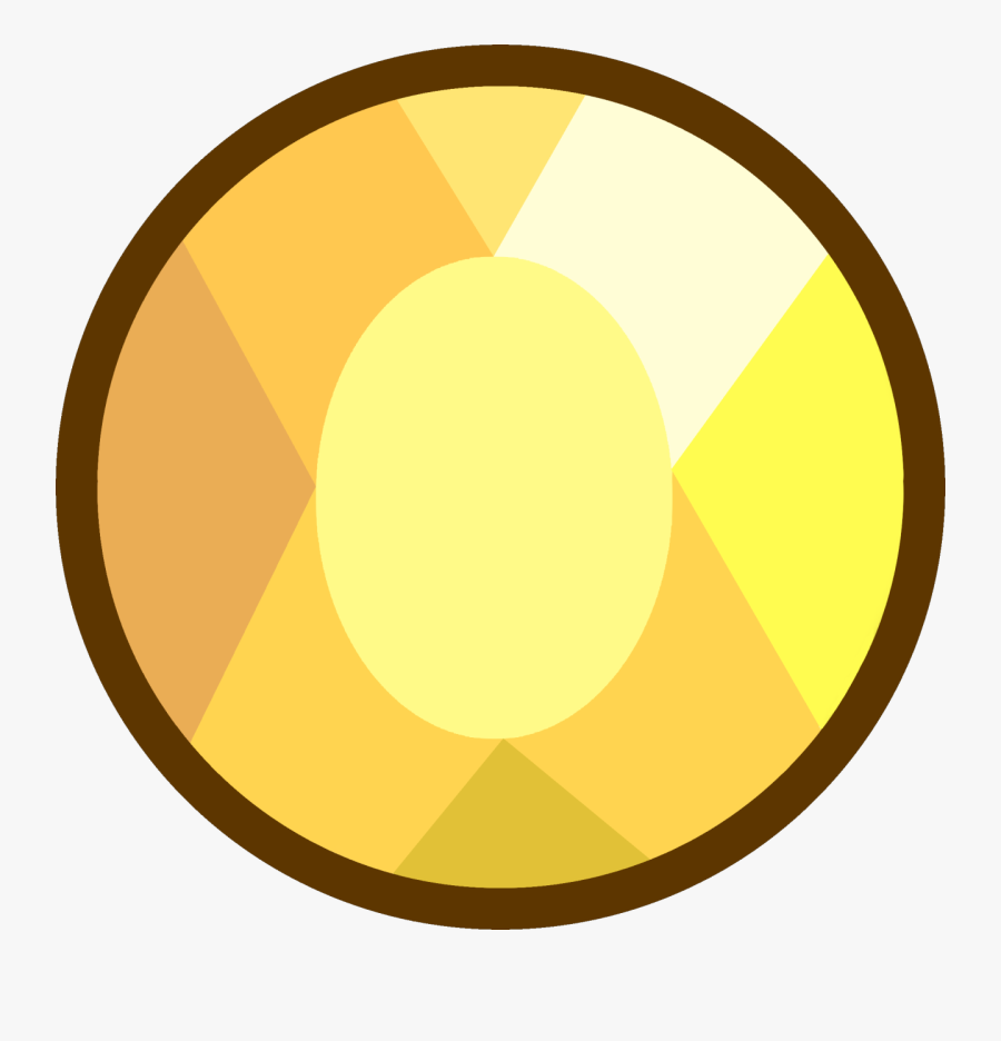 Gem Clipart Yellow Gem - Circle, Transparent Clipart