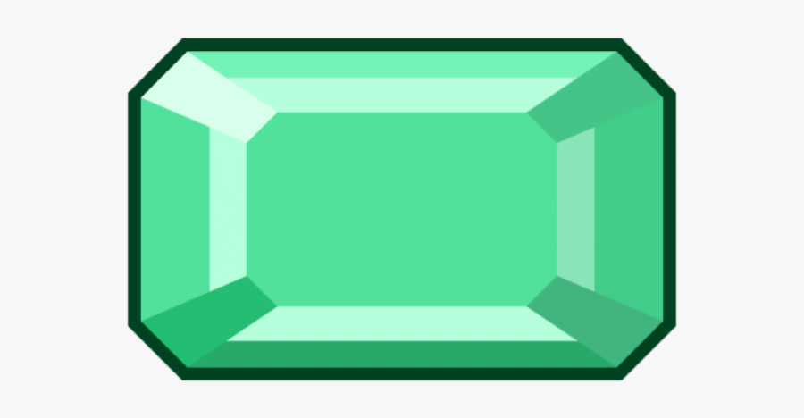 Rhinestone Clipart Gemstone - Steven Universe Emerald Gem, Transparent Clipart