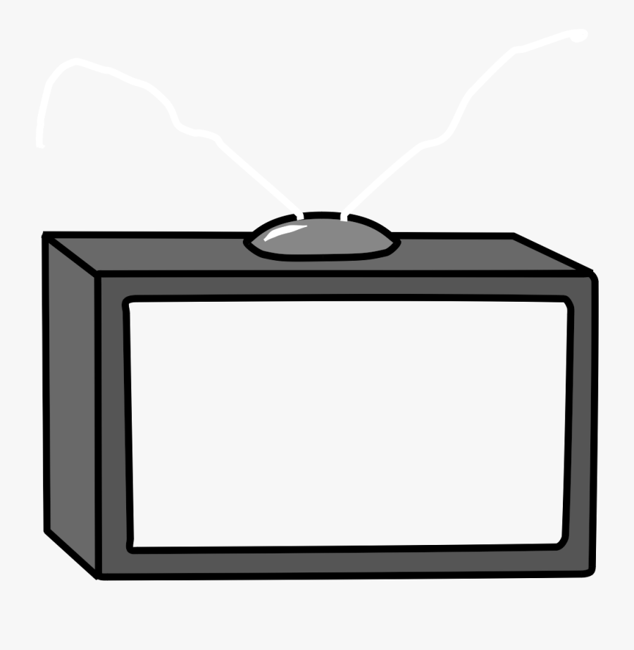 Tv Television Clipart Black And - Animated Television Transparent, Transparent Clipart