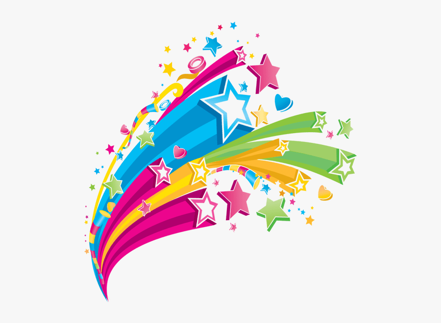 Falling Stars Clipart Shiny Star - Shooting Stars Clipart, Transparent Clipart