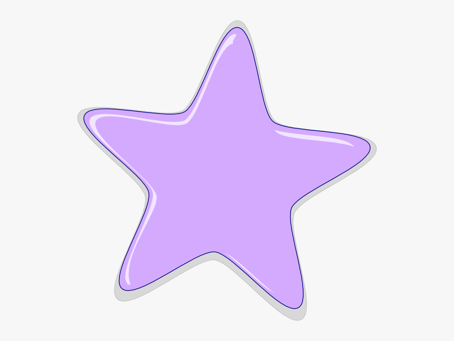 Transparent Estrella De Mar Png - Clipart Purple Star, Transparent Clipart