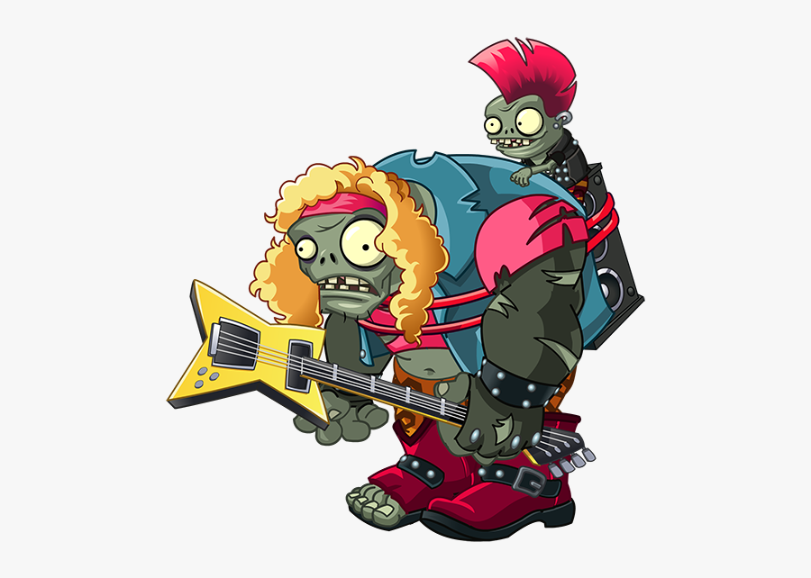 Plants Vs Zombies Clipart Gargantuar - Pvz 2 Hair Metal Gargantuar, Transparent Clipart