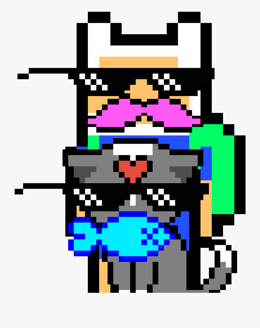 Thug Life Clipart , Png Download - Пиксель Арт Время Приключений, Transparent Clipart