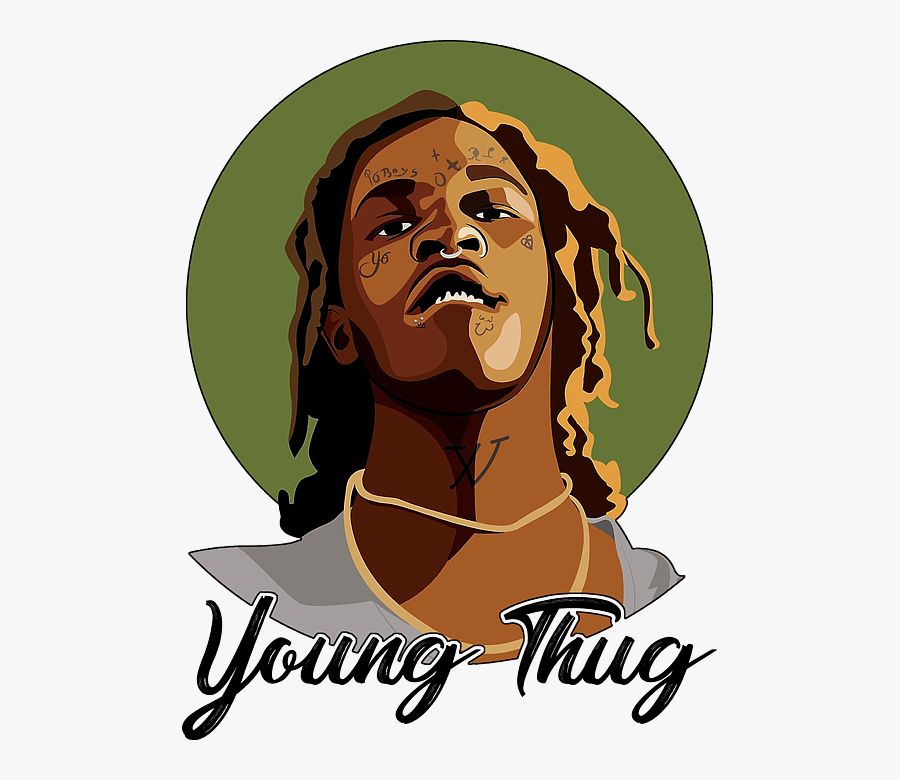 Young Thug Cartoon Png, Transparent Clipart