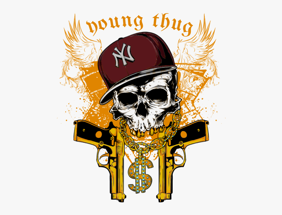 Skull Thug Png Transparent, Transparent Clipart