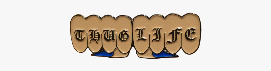 Thug Life Pin - Illustration, Transparent Clipart