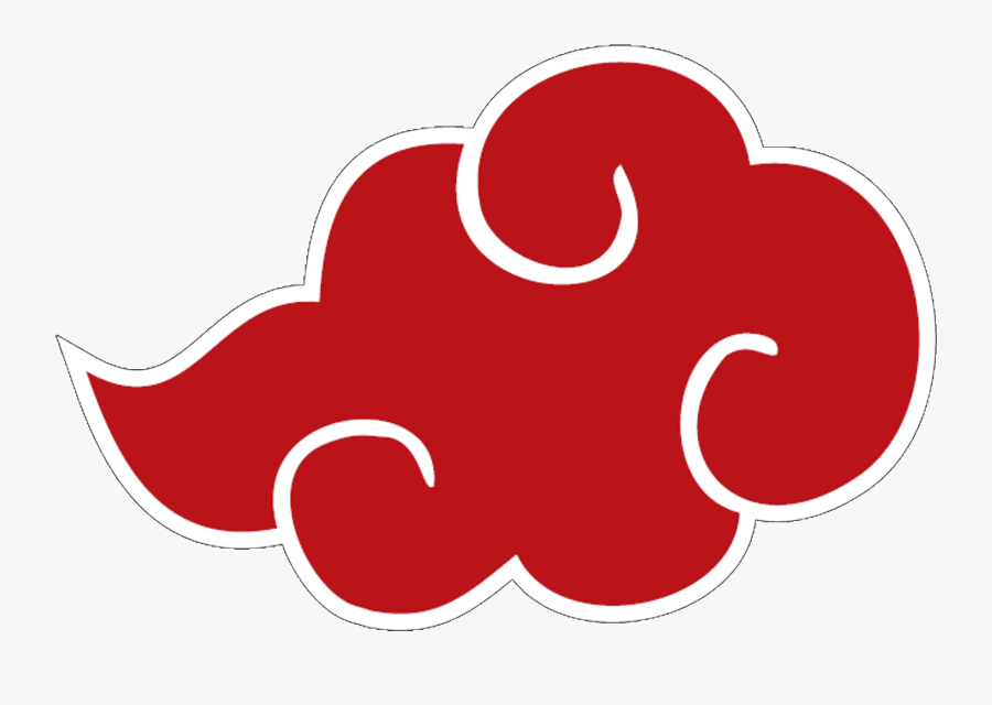 Red,logo,material Property,font,clip - Nuage Akatsuki Png, Transparent Clipart