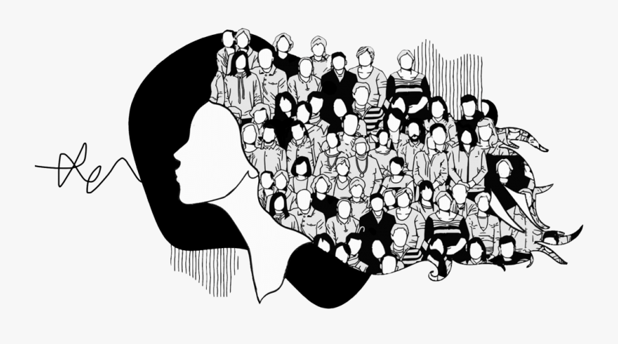 Transparent Student Cartoon Png - Anxiety Mental Health Illustrations, Transparent Clipart