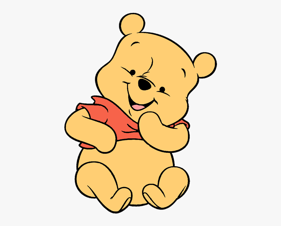 Baby Pooh Clip Art Disney Clip Art Galore - Blank Coloring Pages Winnie The Pooh, Transparent Clipart