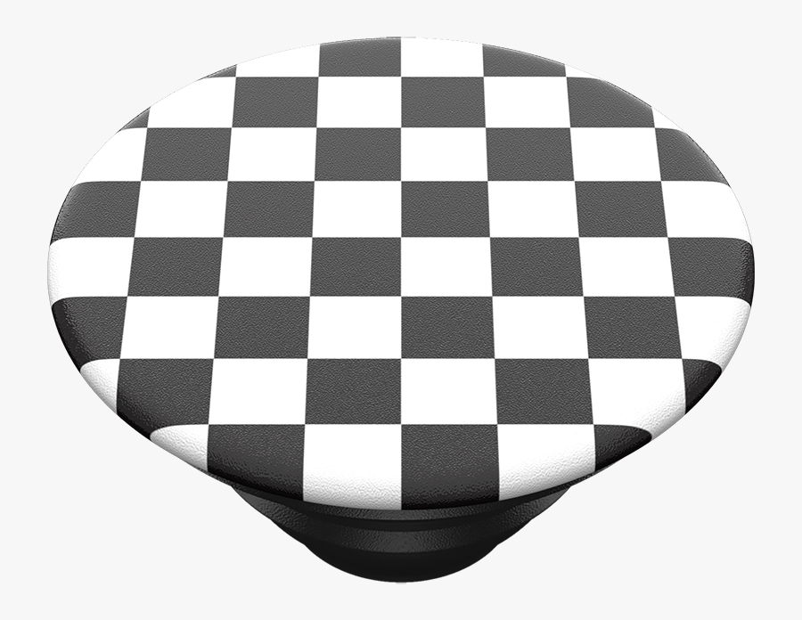 Checker Black, Popsockets - Black Pop Socket, Transparent Clipart