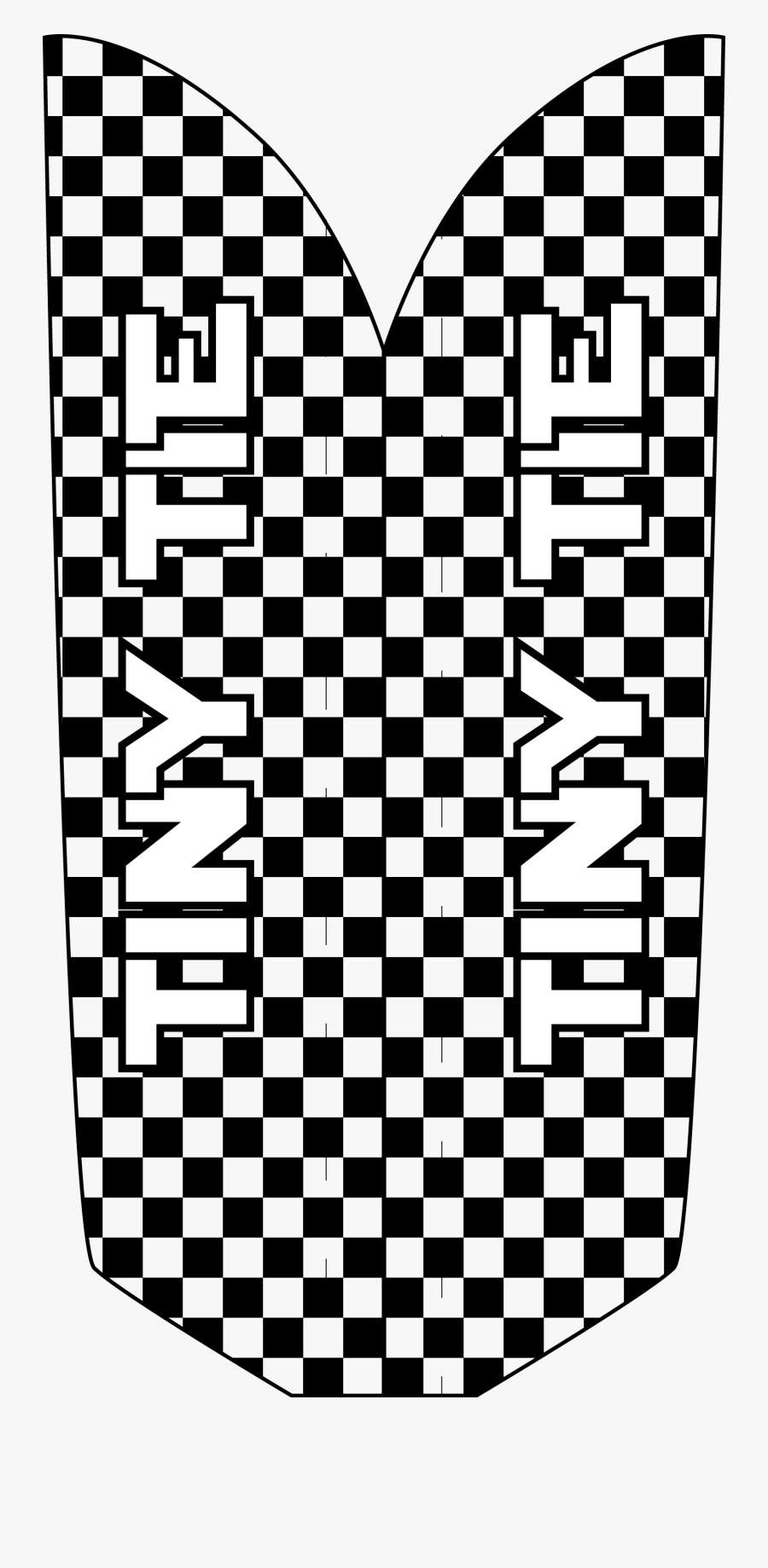 Friendship Bracelet Pattern Templates - Checkered Grip Tape Skateboard, Transparent Clipart