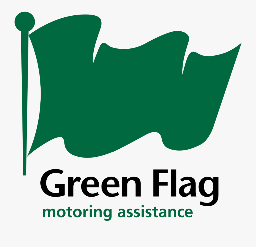 Green Flag Logo, Transparent Clipart