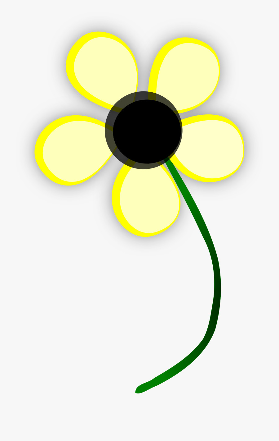 Yellow Daisy Clip Arts - Clipart Yellow Daisy, Transparent Clipart