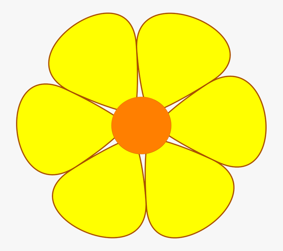 Daisy, Yellow, Flower, Blossom, Floral, Nature, Spring - Flor Amarela Png, Transparent Clipart