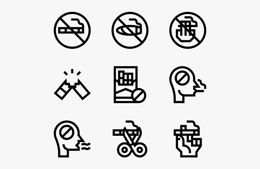 Quit Smoking - Makeup Icon Png, Transparent Clipart