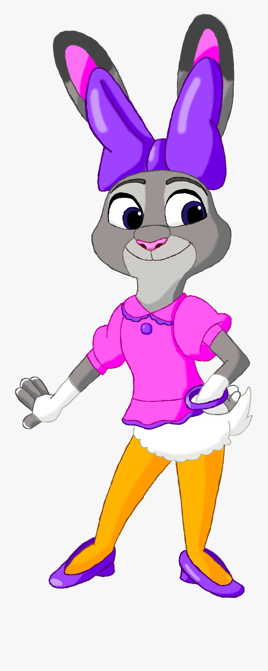 Daisy Duck Png Hd - Judy Hopps Daisy Duck, Transparent Clipart