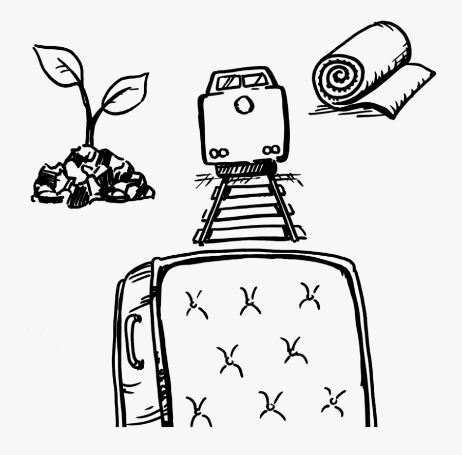 Recycled Materials Sketch - Sketch Recycled Materials, Transparent Clipart