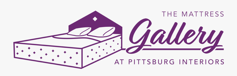 The Mattress Gallery At Pittsburg Interiors - Mattress For Bed Logo, Transparent Clipart