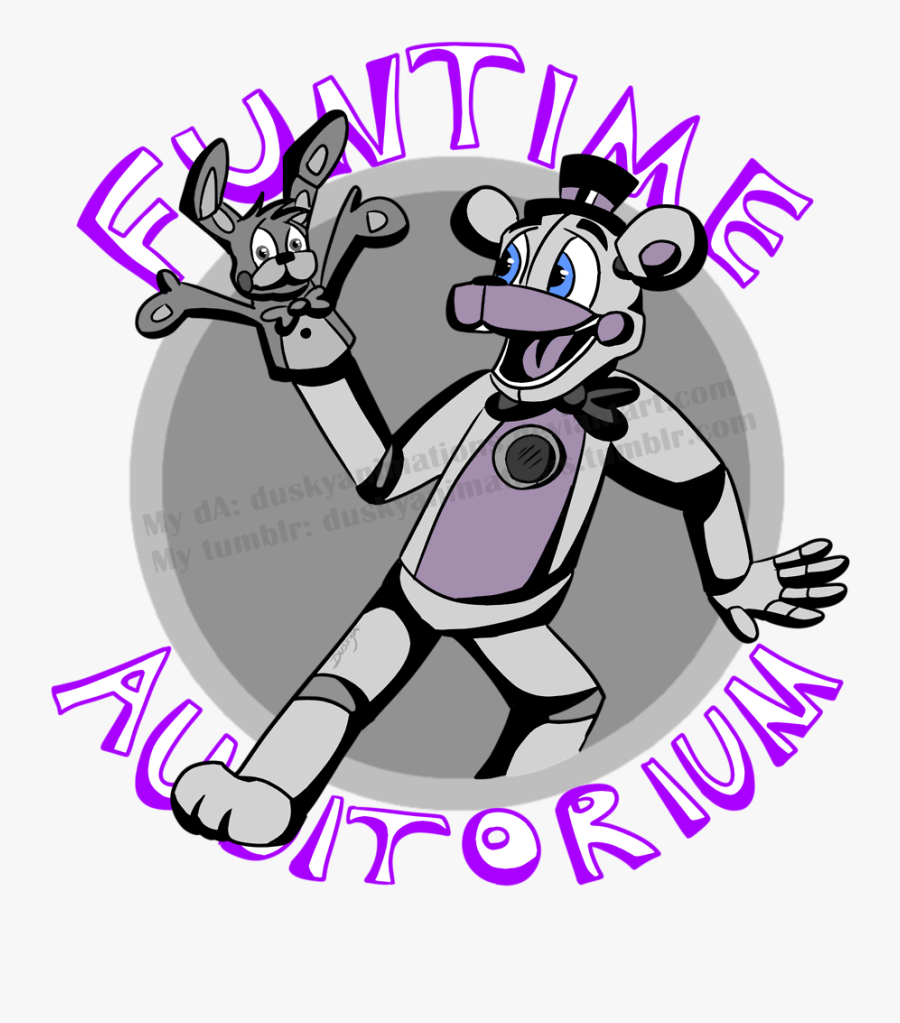 Welcome To Funtime Auditorium Don’t Forget To Play - Cartoon, Transparent Clipart