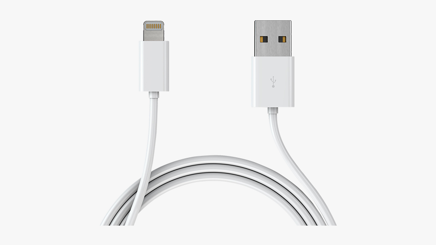 Cable Transparent Iphone - White Micro Usb Cable, Transparent Clipart