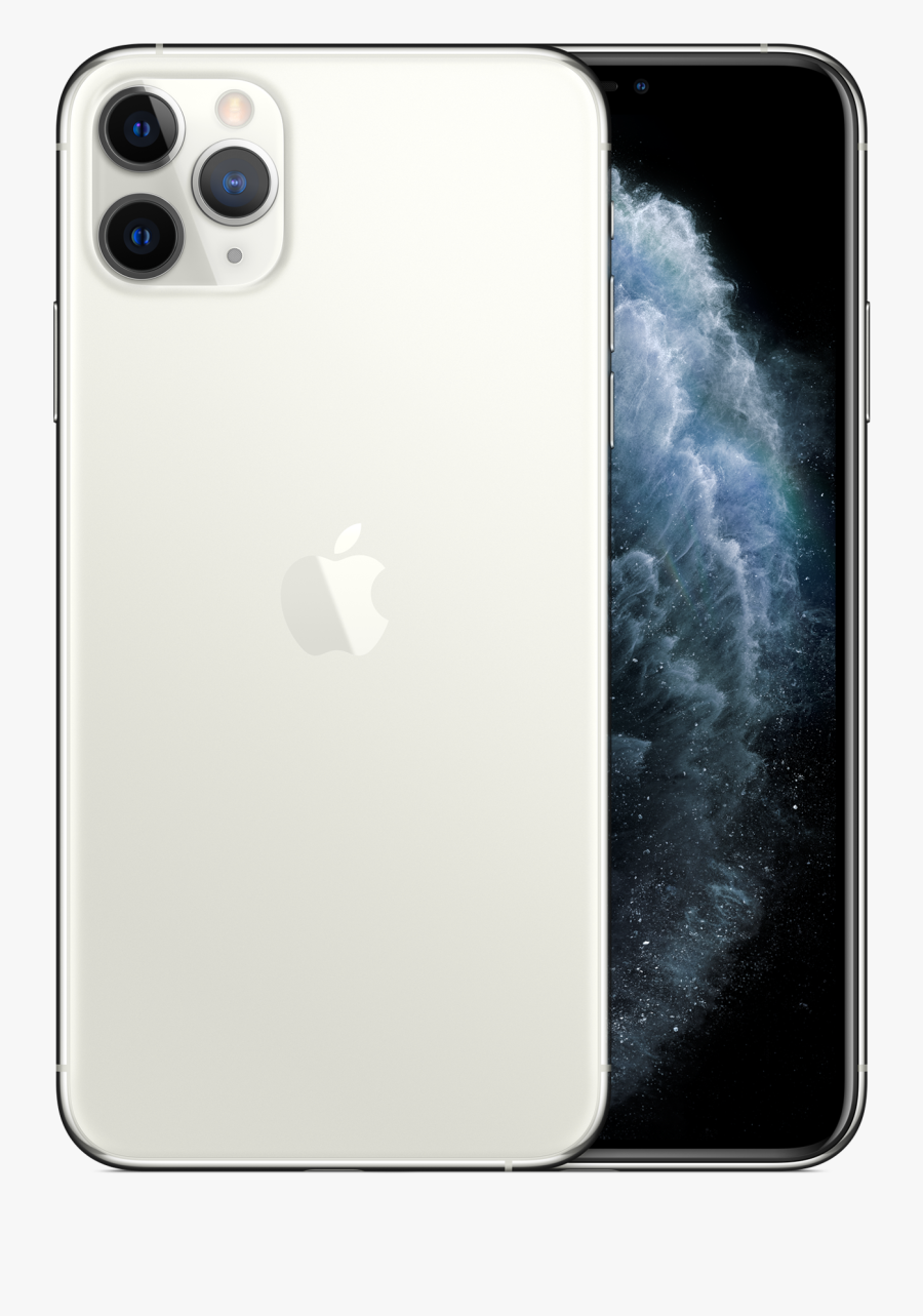 Smartphone Iphone 11 Pro Max Silver Png Image - Iphone 11 Pro Max, Transparent Clipart