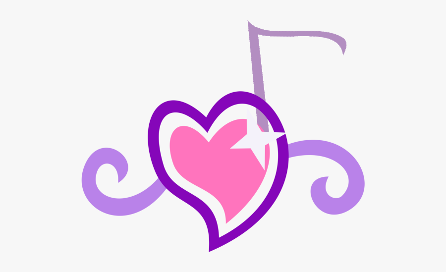 Shaped Music Notes Panda - Mlp G3 5 Cutie Mark, Transparent Clipart