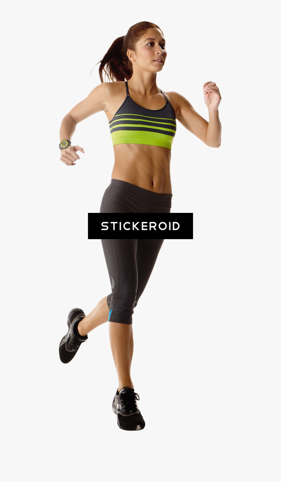 Girl Running Png - Running Person Png, Transparent Clipart