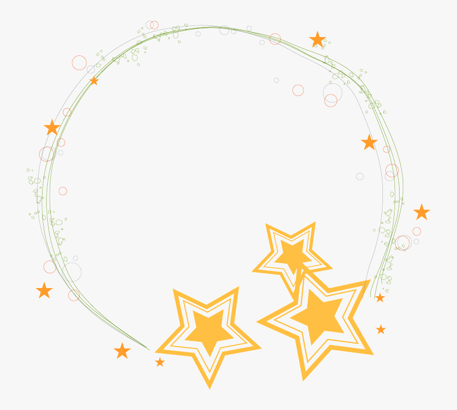 Star Border Png - Star Circle Border Png, Transparent Clipart