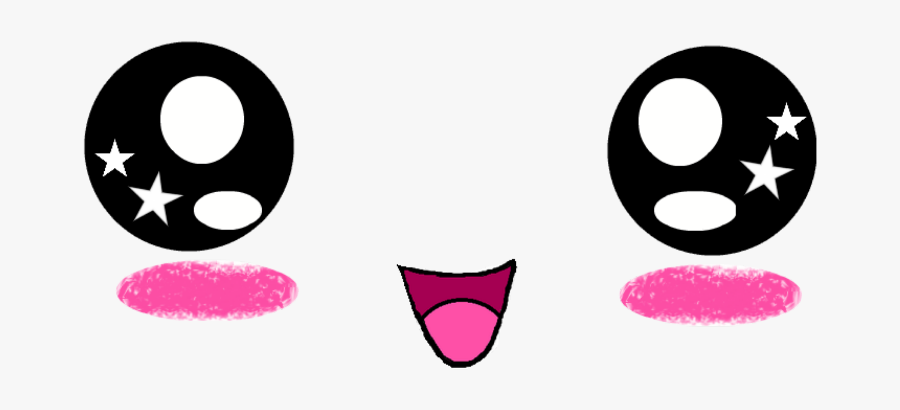 #mq #eyes #pink #happy #kawaii - Caritas Kawaii Para Facebook, Transparent Clipart