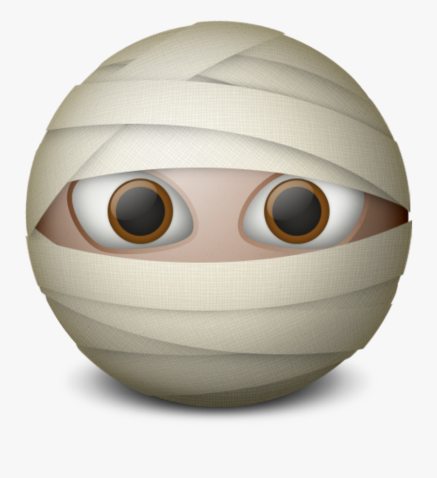 #mq #mummy #head #emoji #emojis #halloween - Mummy Icon, Transparent Clipart