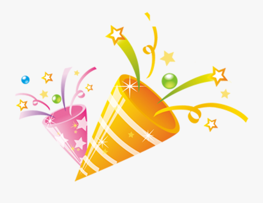 Clip Art Vector Graphics Party Horn Portable Network - Party Popper Png Transparent, Transparent Clipart
