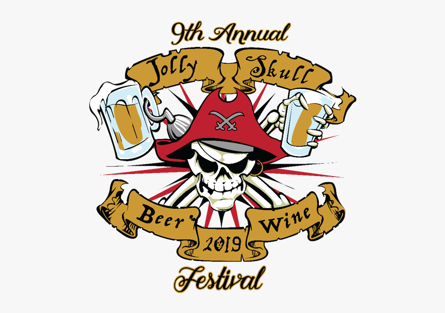 Cape Fear Beer And Wine Fest Png - Jolly Skull Beer Festival, Transparent Clipart