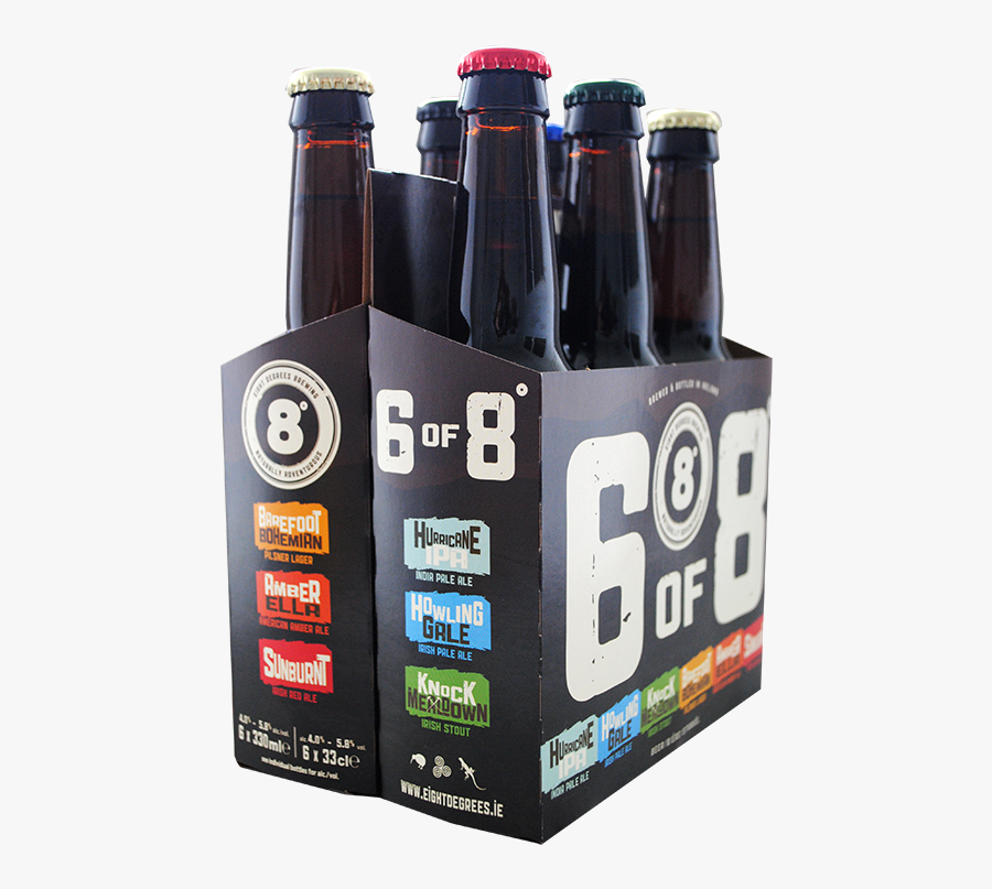 6 Pack Beer Free Clipart - Beer Bottle, Transparent Clipart