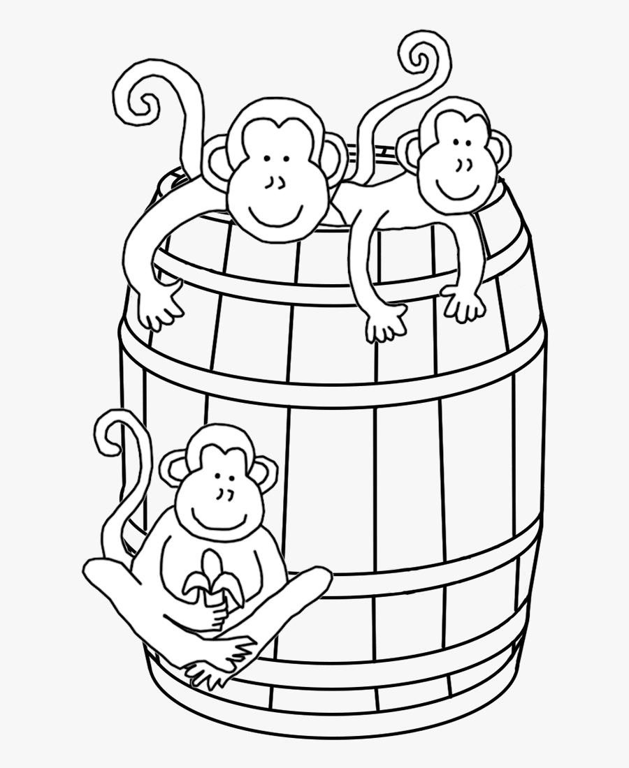 Transparent Barrel Of Monkeys Clipart - Cartoon, Transparent Clipart
