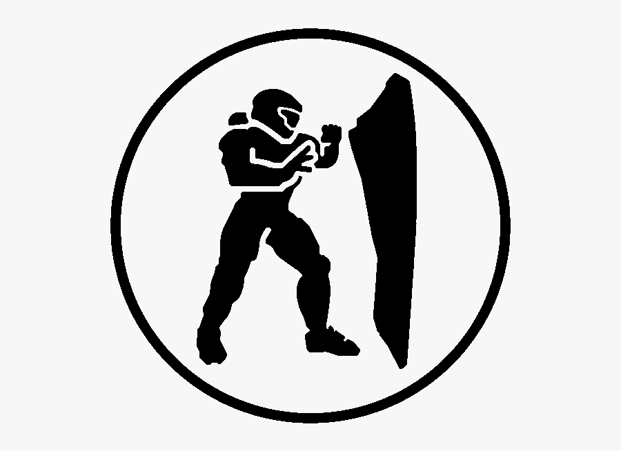 Transparent Throw Away Clipart - Halo Hardlight Shield Icon, Transparent Clipart