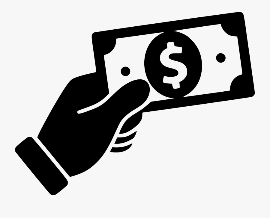 Money Black And White Flying - Credit Card Payments Icon, Transparent Clipart