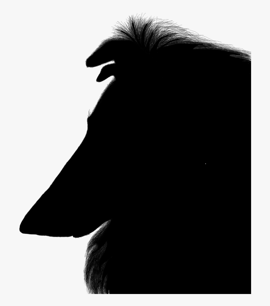 Rough Collie Collie Silhouette, Transparent Clipart