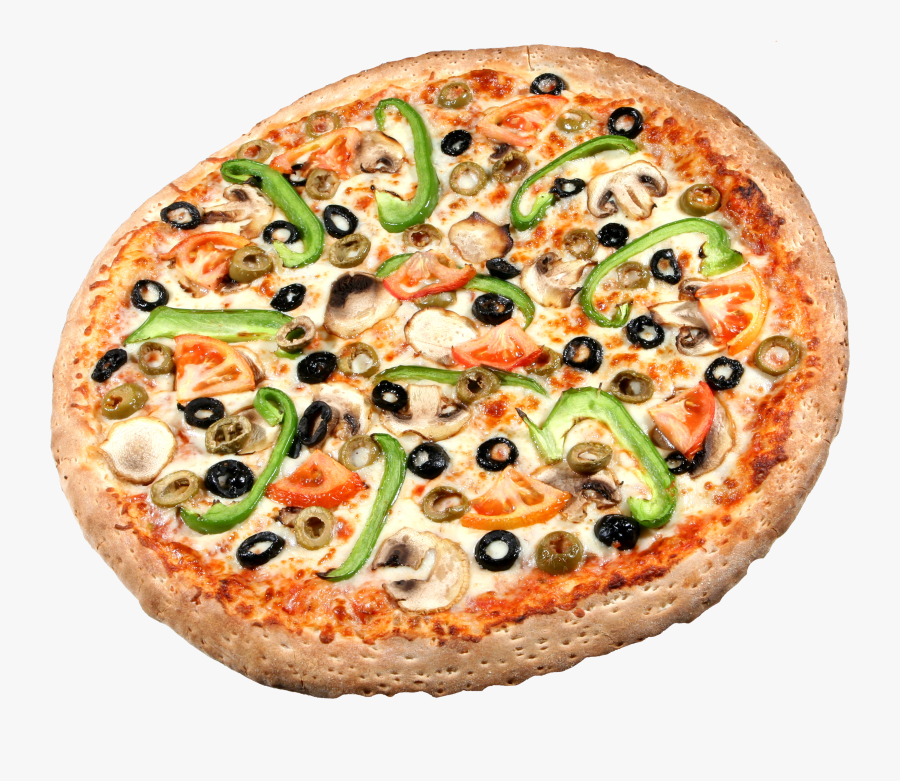 Pizza, Transparent Clipart