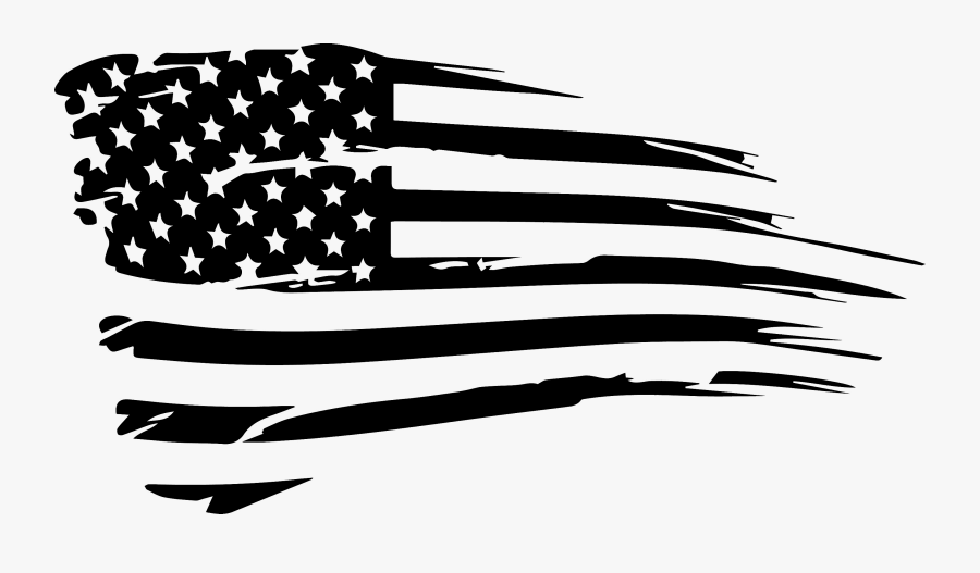 Distressed American Flag Svg, Transparent Clipart