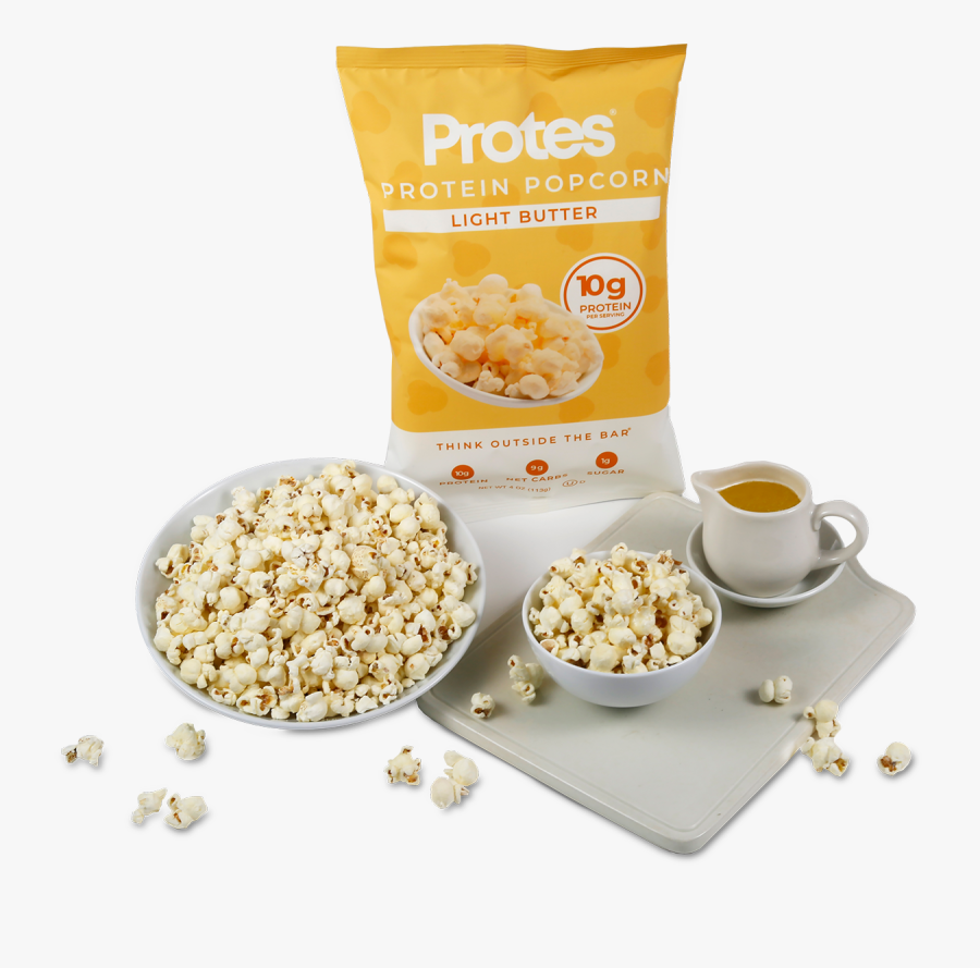 Protein Popcorn - Popcorn - Breakfast Cereal, Transparent Clipart