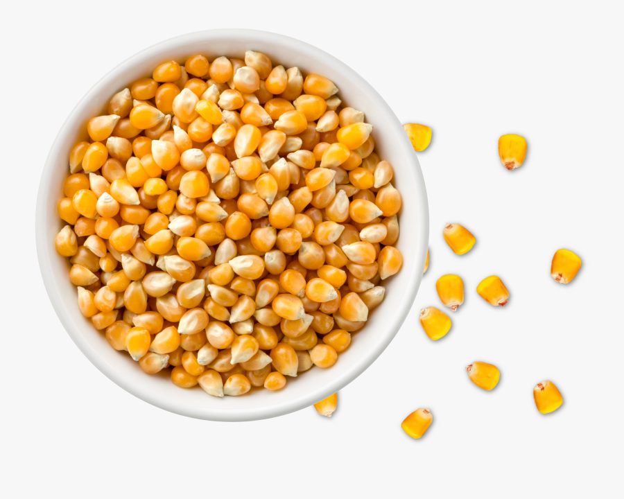 Popcorn Kernels In Bowl, Transparent Clipart