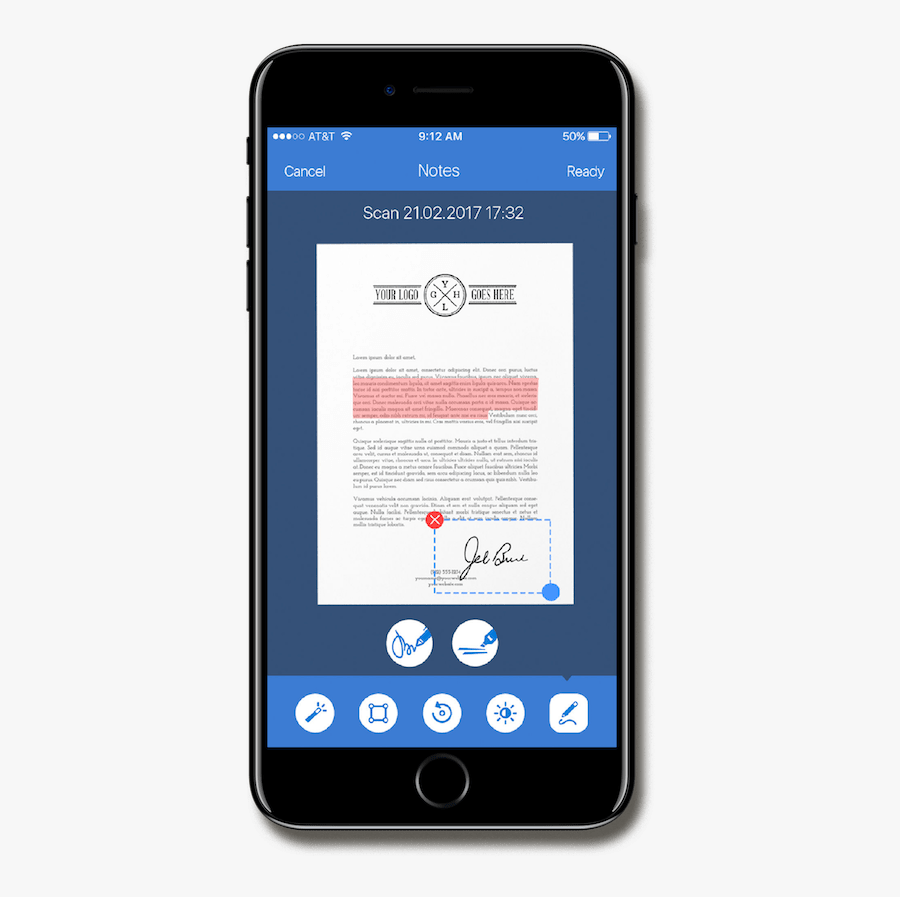 Scanner App Irocks Scan - Smartphone, Transparent Clipart